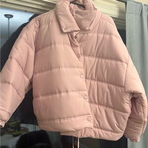 Wild Fable Blush Pink Puffer Jacket